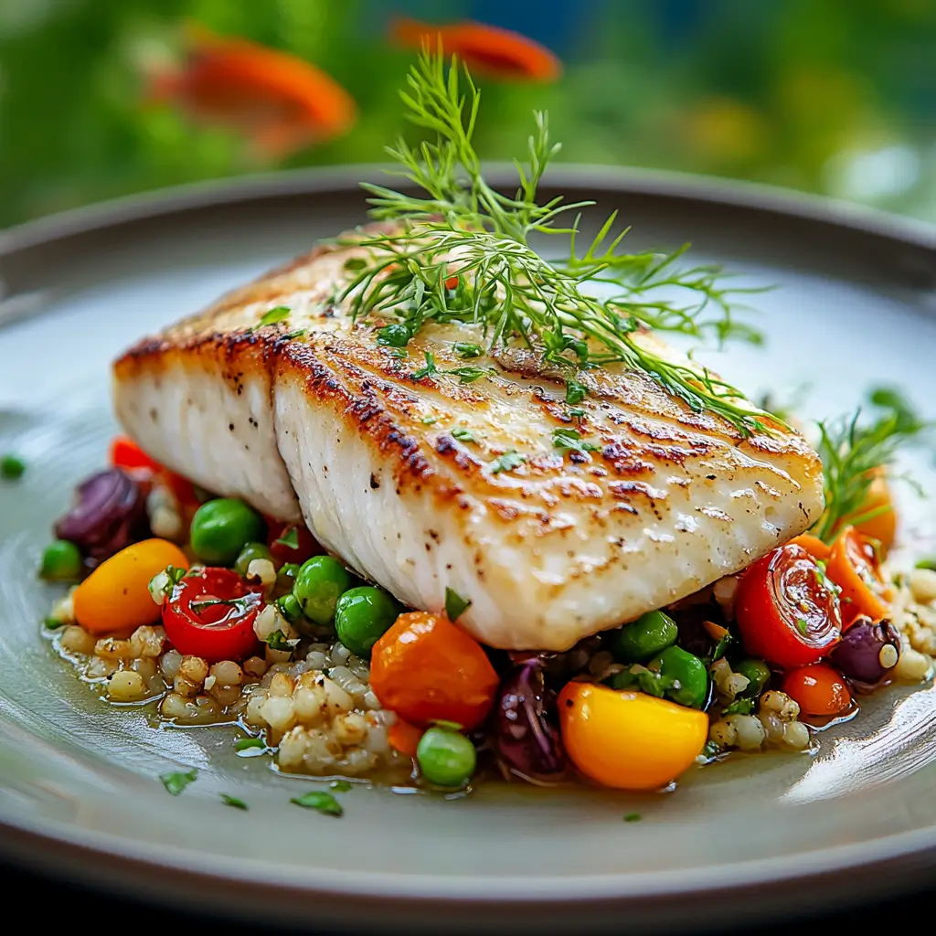A delicious Fish Food Recipe ready to eat, made with fresh ingredients.