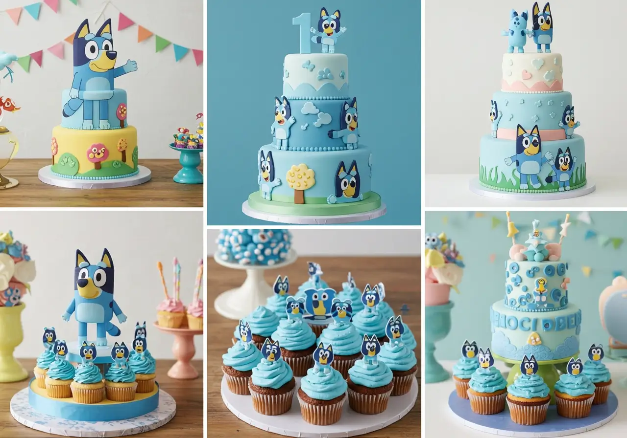 Creative Bluey Cake Designs Variety of Bluey cake designs
