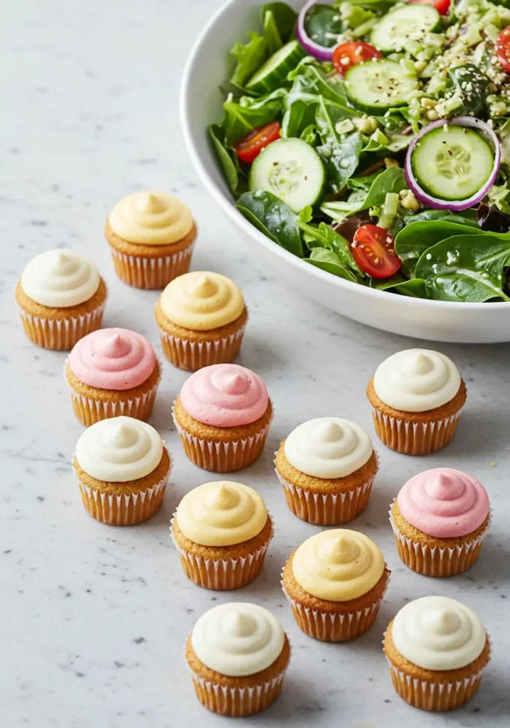 Baked by Melissa recipes mini cupcakes and Green Goddess Salad